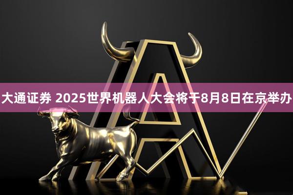 大通证券 2025世界机器人大会将于8月8日在京举办